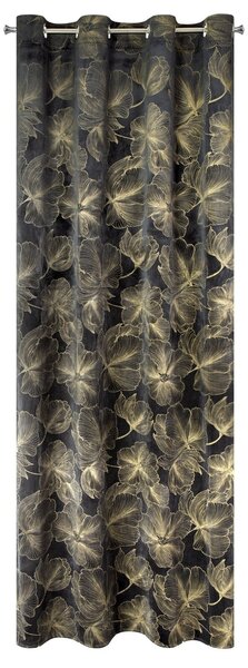 ZATEMŇOVACÍ ZÁVES NA KRÚŽKOCH STELLA 140X250 CM VZOROVANÁ