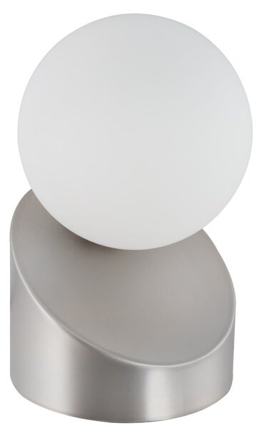 GLOBO 50300101 ALISA dotyková stolná lampička V160mm 1xG9 3W 330/275lm 3000K nikel matný
