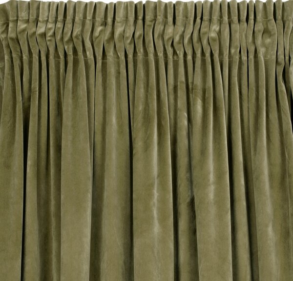 ZATEMŇOVACÍ ZÁVES NA PÁSKE RIA 140X270 CM OLIVOVÁ