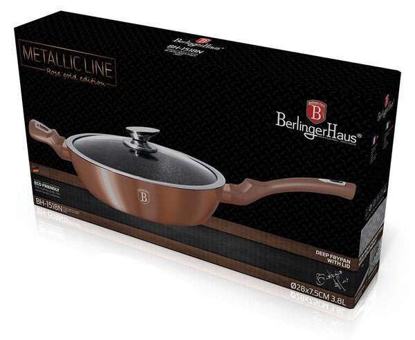 Rosegold Metallic panvica 28 cm BH-1518