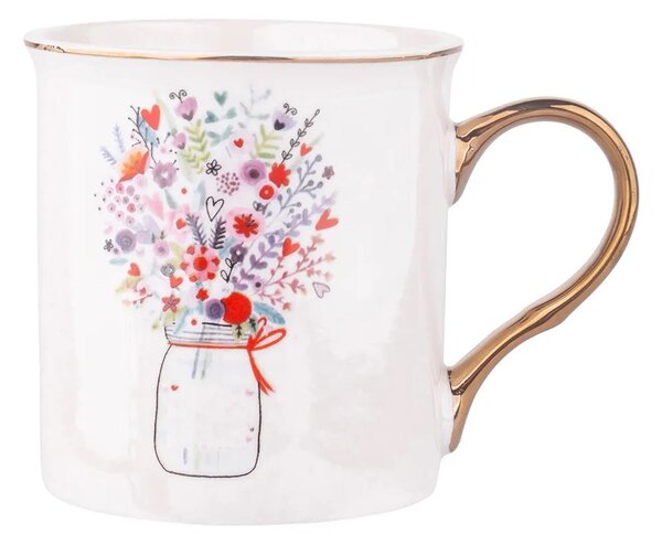 Porcelánový hrnček Kytica 250 ml