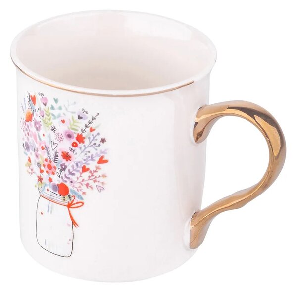 Porcelánový hrnček Kytica 250 ml