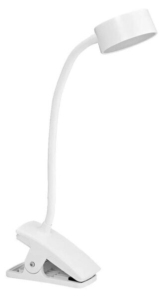 Ledvance - LED stmievateľná dotyková stolová lampa so svorkou CYLINDER LED/4,8W/5V 3000-6500K biela