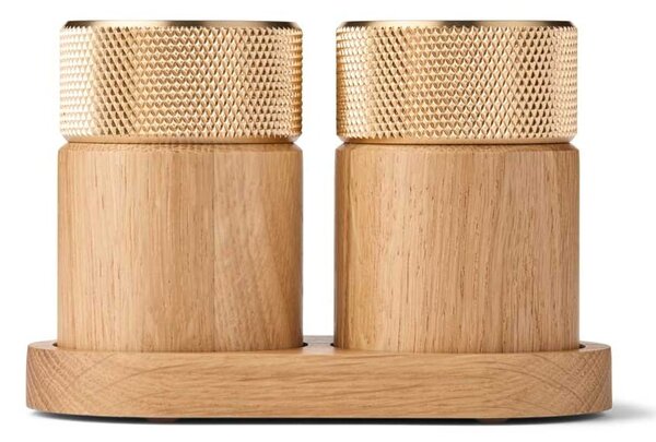 Mlynček na soľ a korenie Sina Oak / Brass