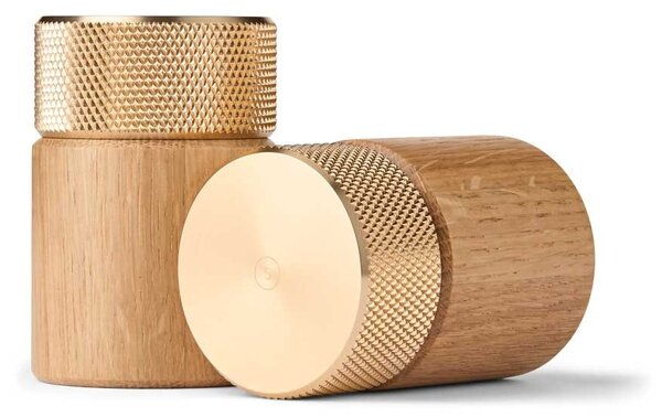 Mlynček na soľ a korenie Sina Oak / Brass