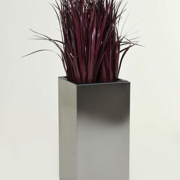 Kvetináč BLOCK 60, nerez, výška 60 cm, leštený