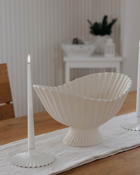 Dekoratívna misa Fountain Centrepiece Off White