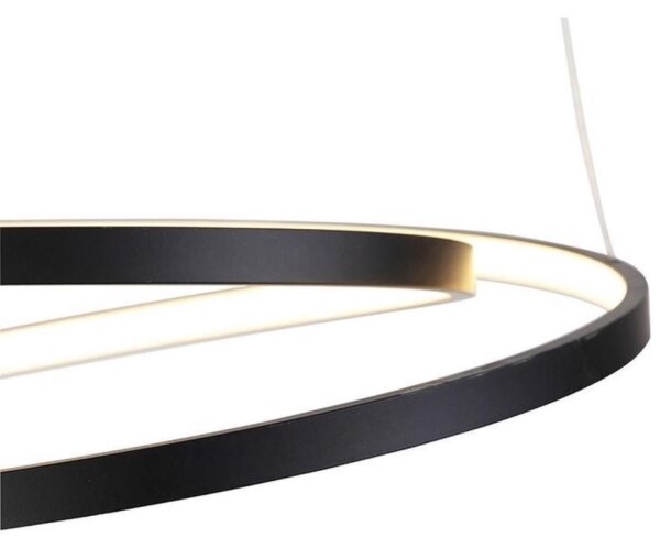 Paul Neuhaus 2472-18 - LED Stmievateľný luster na lanku ROMAN LED/30W/230V čierna