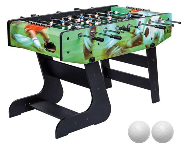 Stolný futbal Liverpool 141 x 125 x 89 cm, zelená potlač