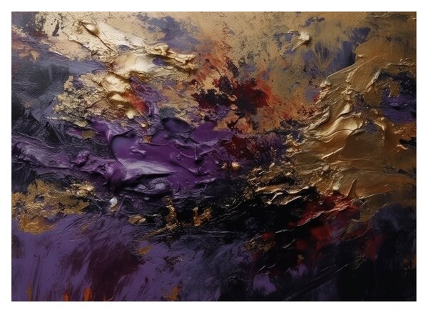 Sklenený obraz - Textúrovaná abstrakcia (70x50 cm)