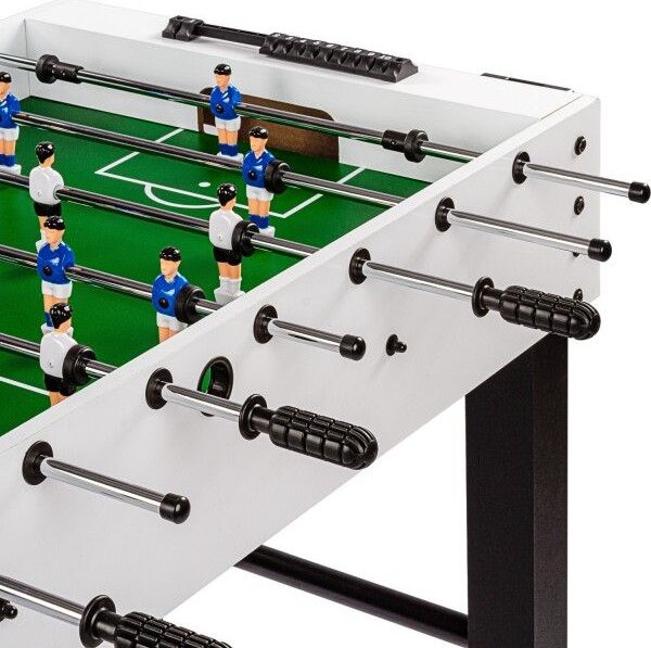 Stolný futbal Glasgow - 121 x 101 x 79 cm, biely