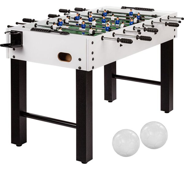 Stolný futbal Glasgow - 121 x 101 x 79 cm, biely