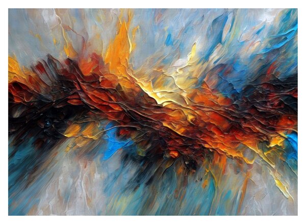 Sklenený obraz - Farebná textúra (70x50 cm)