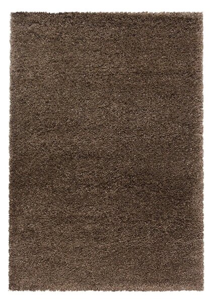 Tmavohnedý koberec 80x150 cm Fluffy – Ayyildiz Carpets