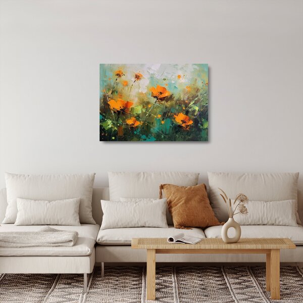 Sklenený obraz - Kvitne (70x50 cm)