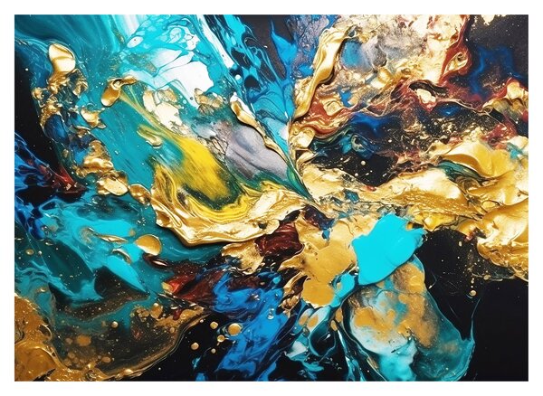 Sklenený obraz - Textúrovaná olejomaľba (70x50 cm)