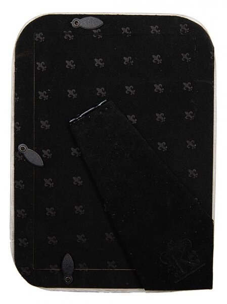 Béžový antik fotorámik s hnedou patinou - 14*2*19 cm / 10*15 cm - Clayre & Eef