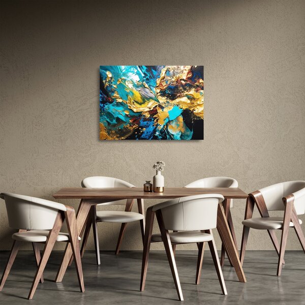Sklenený obraz - Textúrovaná olejomaľba (70x50 cm)