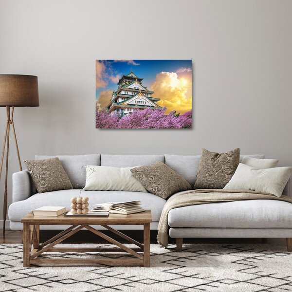 Sklenený obraz - Osacký hrad (70x50 cm)