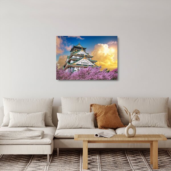 Sklenený obraz - Osacký hrad (70x50 cm)
