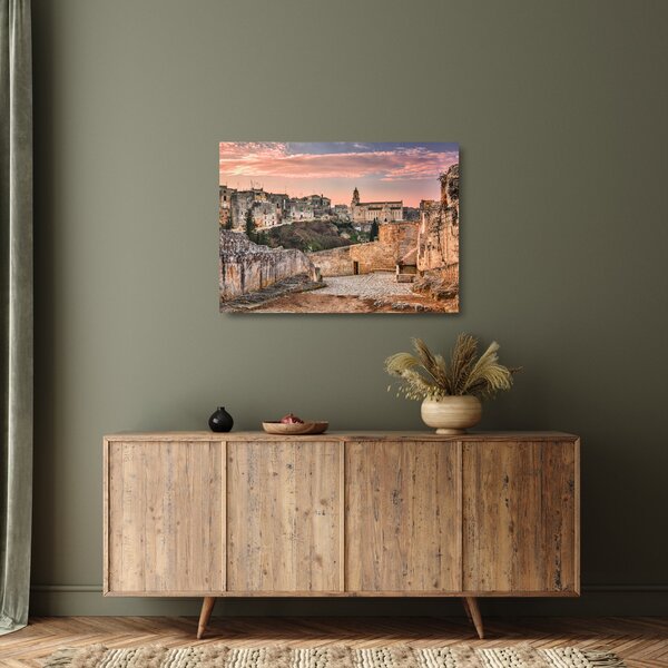 Sklenený obraz - Gravina in Puglia, Taliansko (70x50 cm)