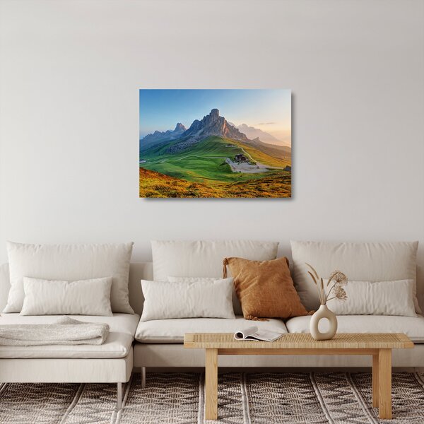 Sklenený obraz - Dolomity (70x50 cm)