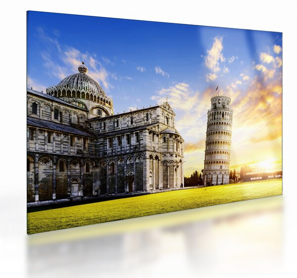 Sklenený obraz - Pisa (70x50 cm)