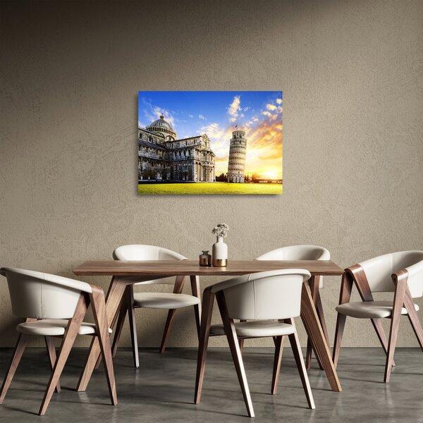Sklenený obraz - Pisa (70x50 cm)