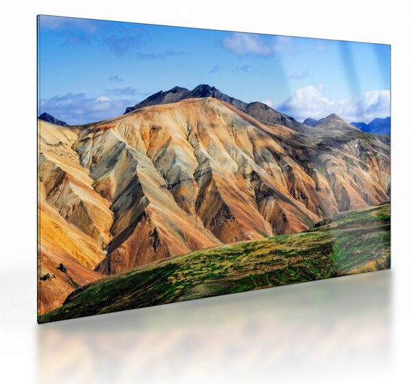 Sklenený obraz - Landmannalaugar (70x50 cm)