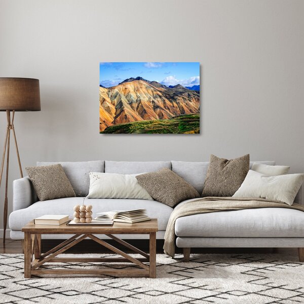 Sklenený obraz - Landmannalaugar (70x50 cm)