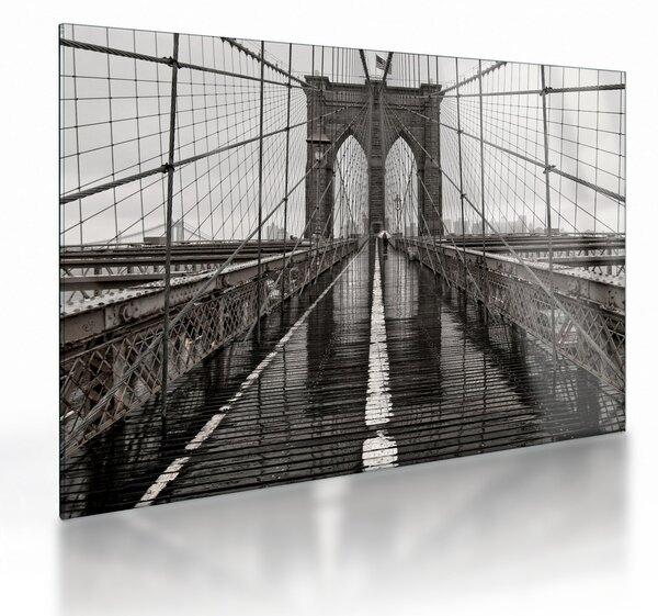 Sklenený obraz - Brooklynský most (70x50 cm)
