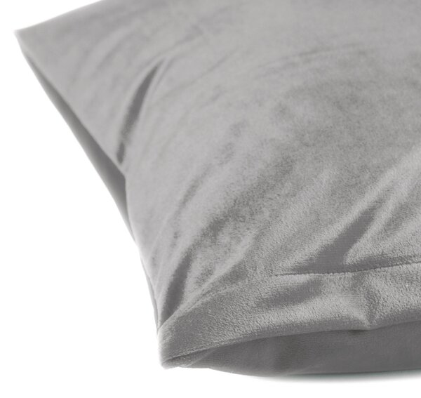 Biante Zamatová obliečka na vankúš Velvet Prémium SVP-039 Sivá 30 x 50 cm