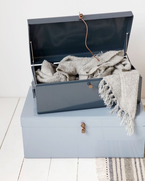 MUZZA ÚLOŽNÝ BOX SUITCASE MODRÝ 2KS
