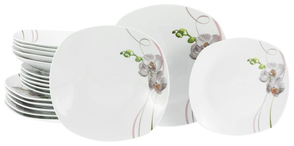 JEDÁLENSKÝ SERVIS Square Orchidee 18-dielne Creatable - Online Only bytové doplnky, Online Only