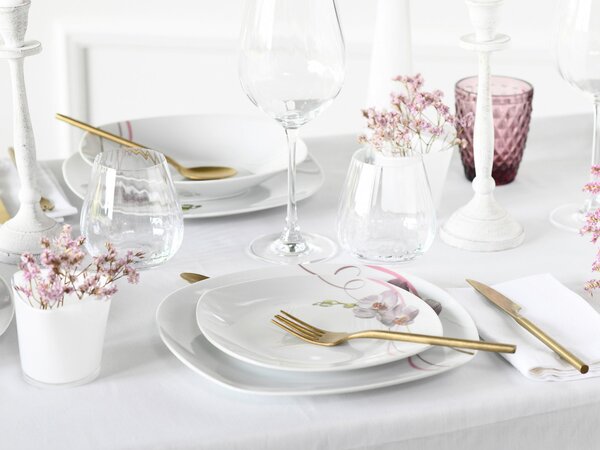 JEDÁLENSKÝ SERVIS Square Orchidee 18-dielne Creatable - Online Only bytové doplnky, Online Only