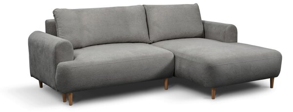 ROHOVÁ SEDAČKA, textil, sivá MID.YOU - Sedačky, Online Only