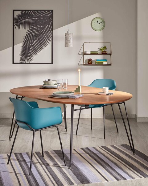 MUZZA ROZKLADACÍ JEDÁLENSKÝ STÔL VANOC 120 (200) X 120 cm PRÍRODNÝ