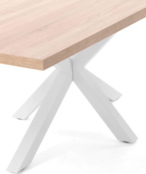 MUZZA JEDÁLENSKÝ STÔL ARYA TABLE 160 X 100 cm PRÍRODNÝ, BIELY