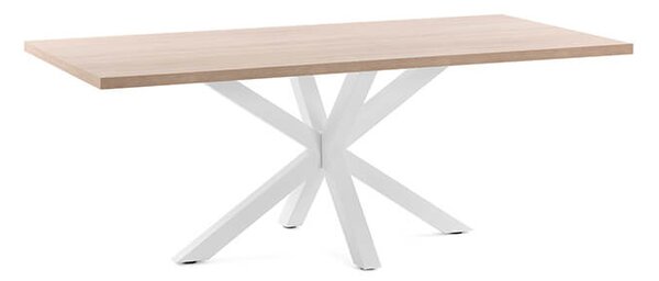 MUZZA JEDÁLENSKÝ STÔL ARYA TABLE 160 X 100 cm PRÍRODNÝ, BIELY