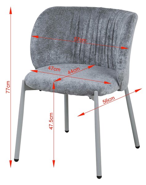 STOLIČKA, 56,5/77/57 cm Stylife - Stoličky, Online Only