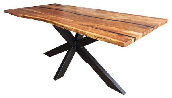 JEDÁLENSKÝ STÔL, akácia, farba akácie, 160/90/76 cm P & B - Stoly, Online Only