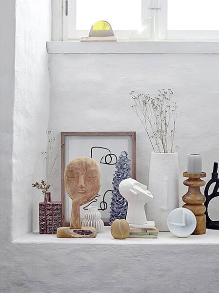 MUZZA VÁZA DECO TERRACOTTA BIELA