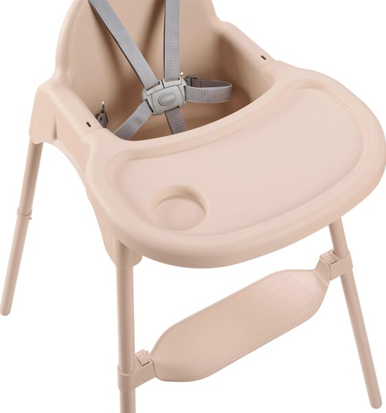 DETSKÁ JEDÁLENSKÁ STOLIČKA, béžová My Baby Lou - Izby pre bábätká