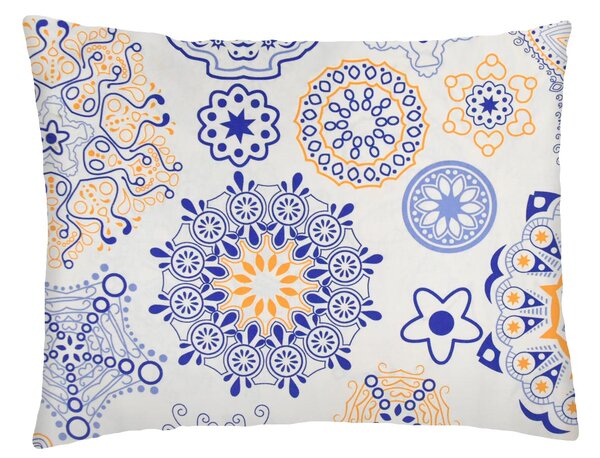 XPOSE® Bavlnená obliečka na vankúš CARDI - modrá 70x90 cm