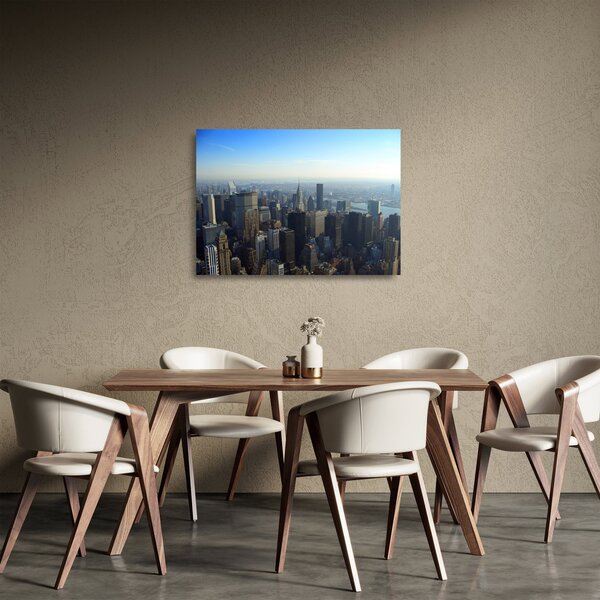 Sklenený obraz - Manhatten vo dne (70x50 cm)