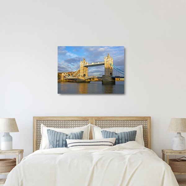 Sklenený obraz - Tower Bridge (70x50 cm)