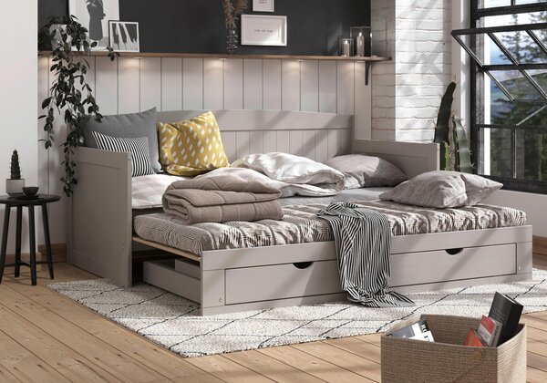 POSTEĽ S VÝSUVNÝM LÔŽKOM 200/100-236 cm, P & B - Detské izby, Online Only