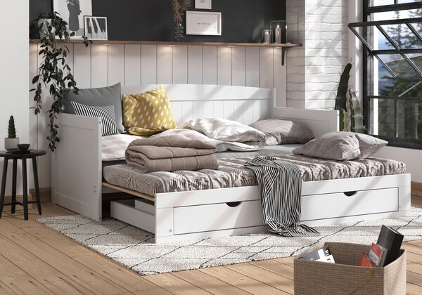 POSTEĽ S VÝSUVNÝM LÔŽKOM 200/100-236 cm, P & B - Detské izby, Online Only