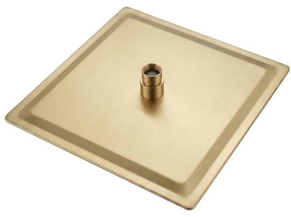 Štvorcová hlavová sprcha REA JS-P015BG 30cm Brush Gold