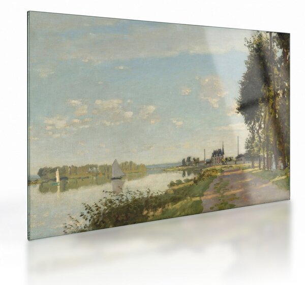 Sklenený obraz - Claude Monet, Argenteuil, reprodukcia (70x50 cm)
